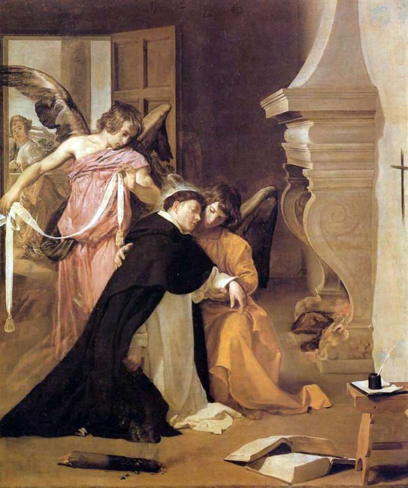 Reflexionemos sobre la virtud de la Pureza y la tentación de Santo Tomás a la luz cuadro que lleva el mismo nombre, pintado en 1632 por Diego Velázquez