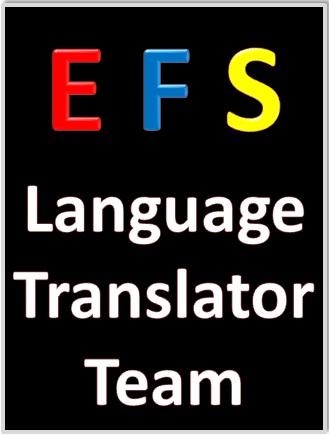 EFS Language Translator Team provides written translations from English & French to Spanish with 100% quality. Books, manuals, documents. We accept work from almost every country in the world.